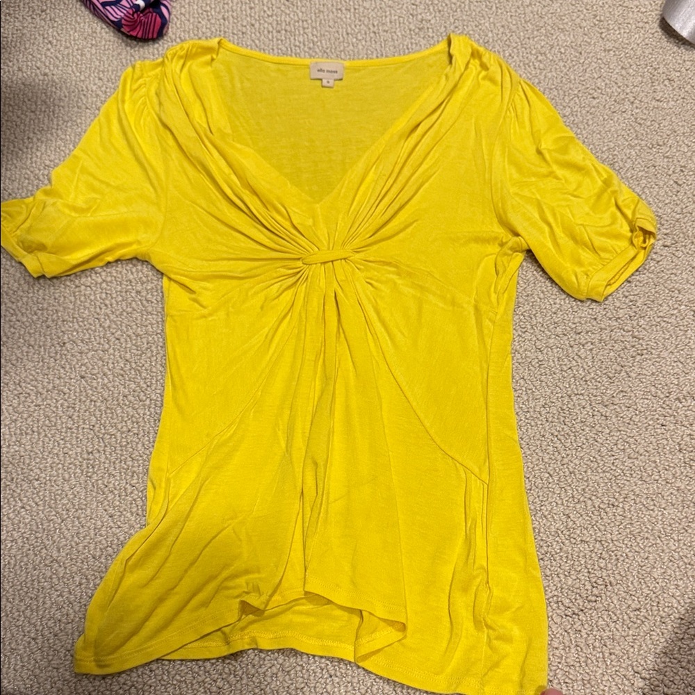 Ella Moss Yellow Women's Top